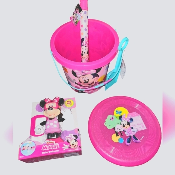 🩷🏖Minnie Mouse Summer Fun Bundle. Includes 4 ITEMS!☀️ 🩷 - Picture 1 of 4